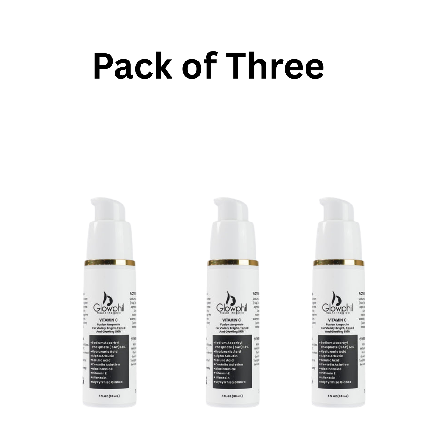 Pack of Three Vitamin C serum