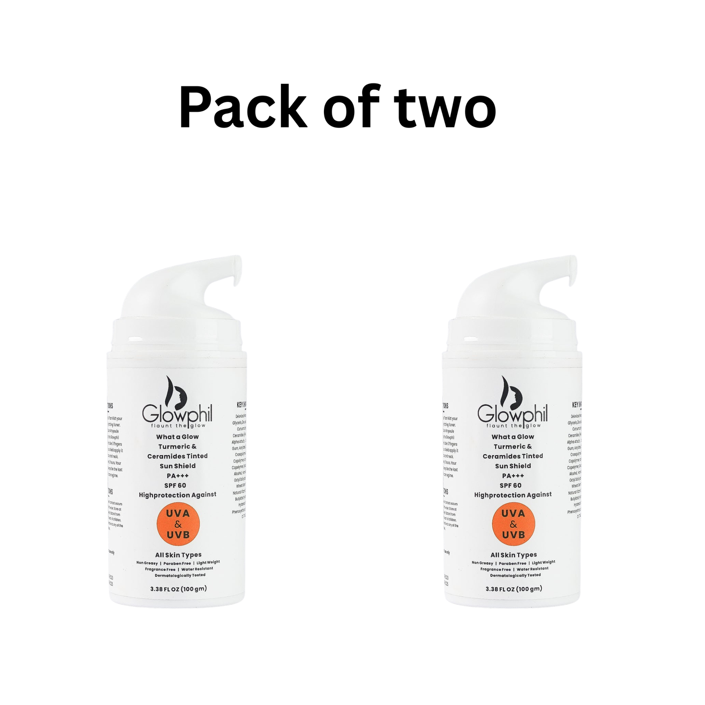 Turmeric and Ceramides Tinted Sunscreen(100g)